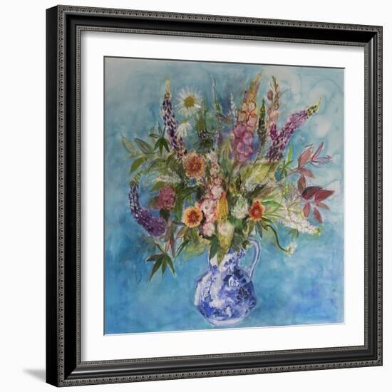 Flowers from an Edinburgh Garden-Ann Oram-Framed Giclee Print