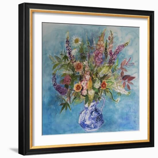 Flowers from an Edinburgh Garden-Ann Oram-Framed Giclee Print