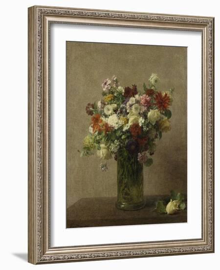 Flowers from Normandy, 1887-Henri Fantin-Latour-Framed Art Print