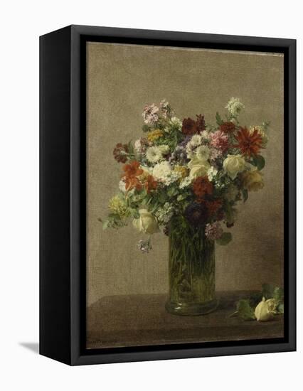 Flowers from Normandy-Henri Fantin-Latour-Framed Stretched Canvas