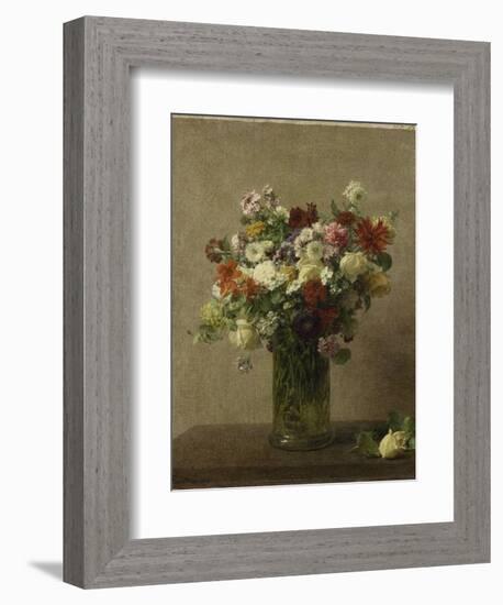 Flowers from Normandy-Henri Fantin-Latour-Framed Art Print