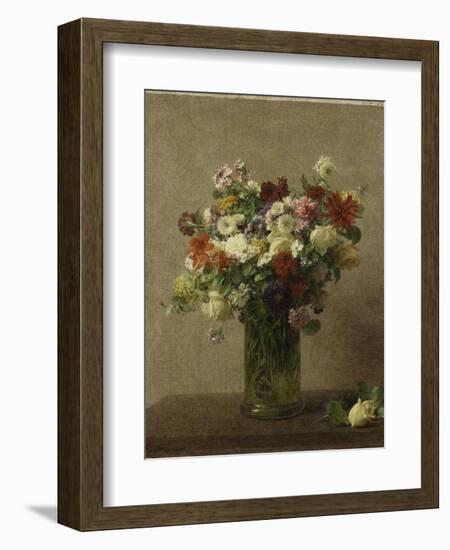 Flowers from Normandy-Henri Fantin-Latour-Framed Art Print