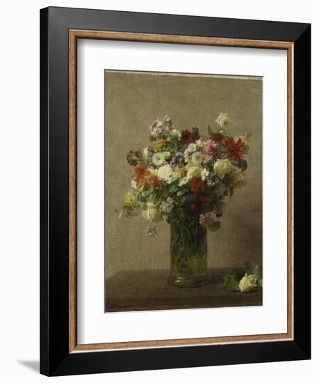 Flowers from Normandy-Henri Fantin-Latour-Framed Art Print