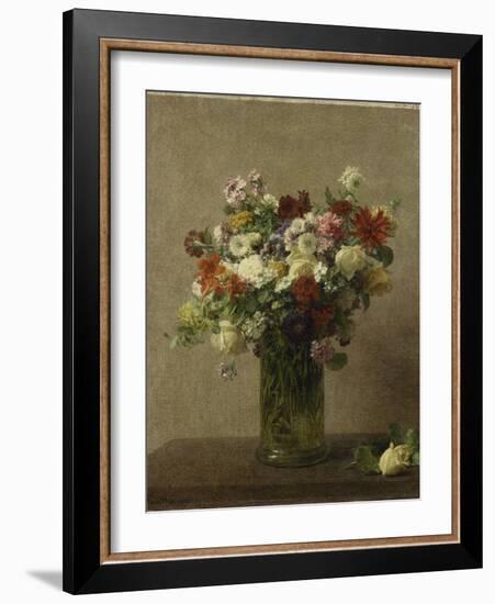 Flowers from Normandy-Henri Fantin-Latour-Framed Art Print