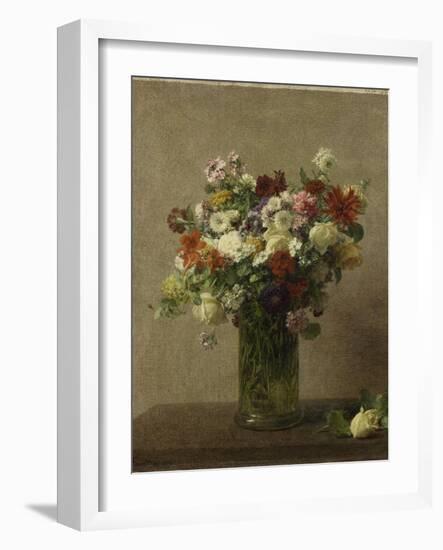 Flowers from Normandy-Henri Fantin-Latour-Framed Art Print