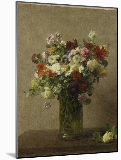 Flowers from Normandy-Henri Fantin-Latour-Mounted Art Print