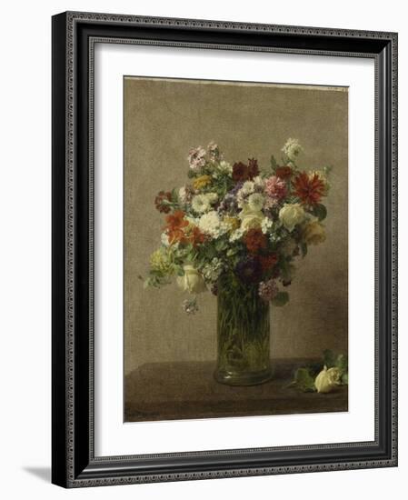 Flowers from Normandy-Henri Fantin-Latour-Framed Art Print