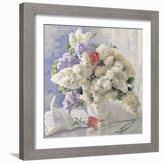 Flowers from Strauss-Valeriy Chuikov-Framed Giclee Print