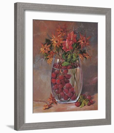 Flowers & Fruits III-Joaquin Moragues-Framed Art Print