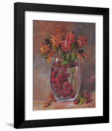 Flowers & Fruits III-Joaquin Moragues-Framed Art Print