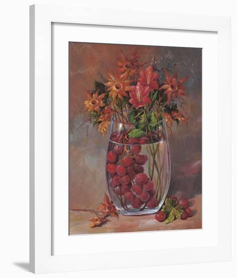 Flowers & Fruits III-Joaquin Moragues-Framed Art Print
