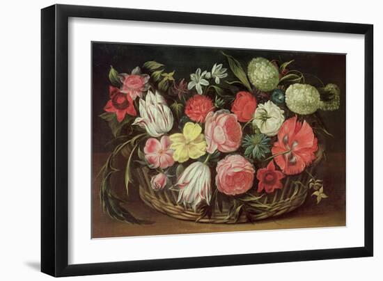 Flowers in a Basket-Anonymous Anonymous-Framed Giclee Print
