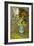 Flowers in a Blue Vase-Vincent van Gogh-Framed Giclee Print