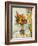 Flowers in a Chinese Vase (Oil on Canvas)-George Leslie Hunter-Framed Giclee Print