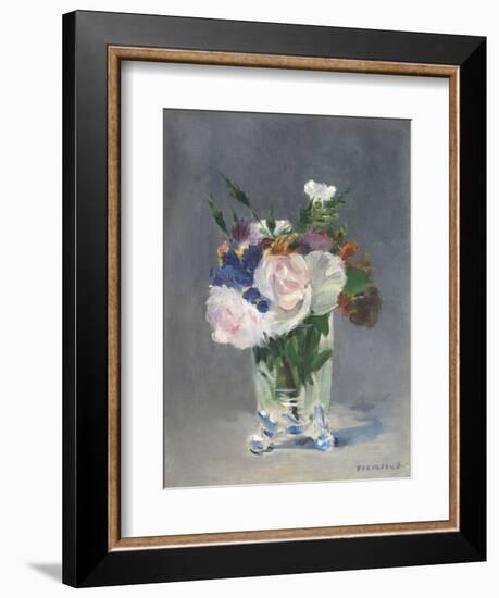 Flowers in a Crystal Vase, 1882-Edouard Manet-Framed Art Print