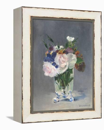 Flowers in a Crystal Vase, 1882-Edouard Manet-Framed Stretched Canvas