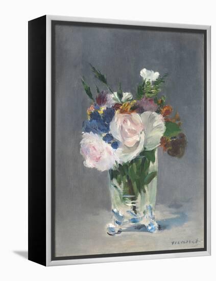 Flowers in a Crystal Vase, C.1882-Edouard Manet-Framed Premier Image Canvas