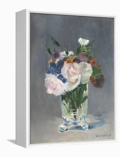 Flowers in a Crystal Vase, C.1882-Edouard Manet-Framed Premier Image Canvas