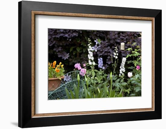 Flowers in a garden-Richard Bryant-Framed Photo