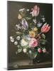 Flowers in a Glass Vase, 1663-Johannes Antonius van der Baren-Mounted Giclee Print