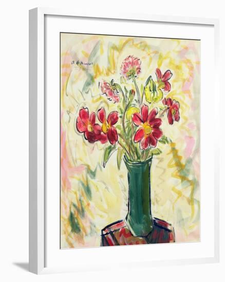 Flowers in a Green Vase, 1928-Alfred Henry Maurer-Framed Giclee Print