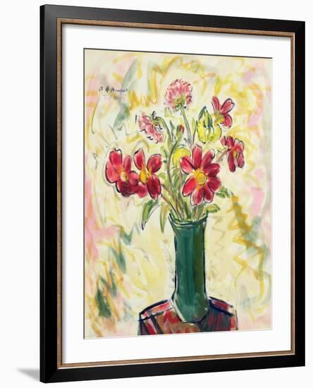 Flowers in a Green Vase, 1928-Alfred Henry Maurer-Framed Giclee Print