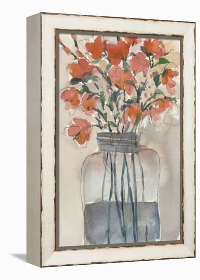 Flowers in a Jar I-Samuel Dixon-Framed Stretched Canvas