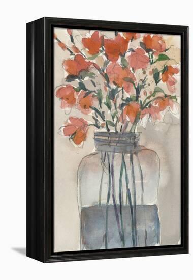 Flowers in a Jar I-Samuel Dixon-Framed Stretched Canvas