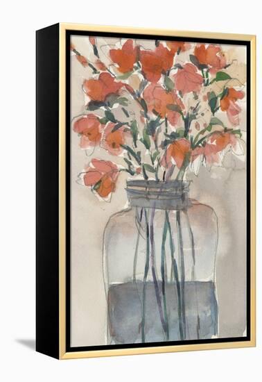 Flowers in a Jar I-Samuel Dixon-Framed Stretched Canvas