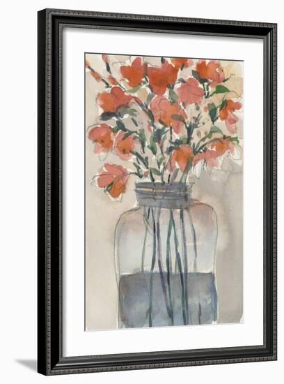 Flowers in a Jar I-Samuel Dixon-Framed Art Print