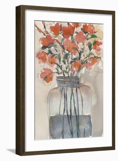 Flowers in a Jar I-Samuel Dixon-Framed Art Print