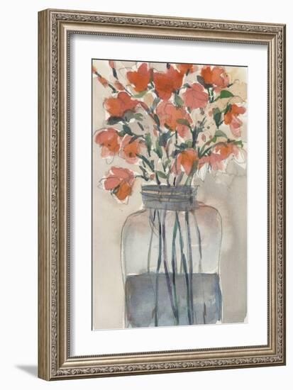 Flowers in a Jar I-Samuel Dixon-Framed Premium Giclee Print