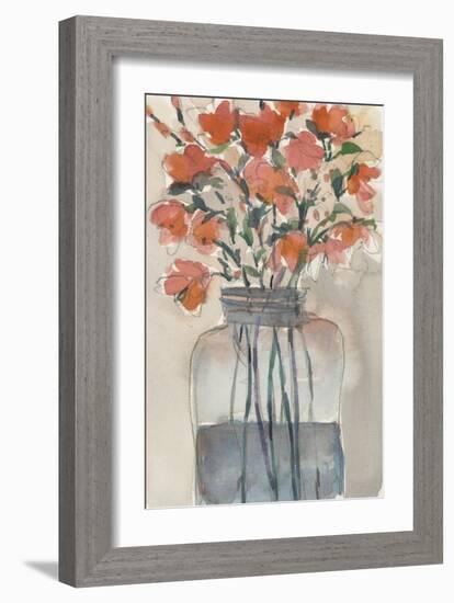 Flowers in a Jar I-Samuel Dixon-Framed Art Print