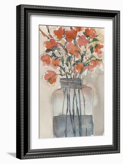 Flowers in a Jar I-Samuel Dixon-Framed Art Print