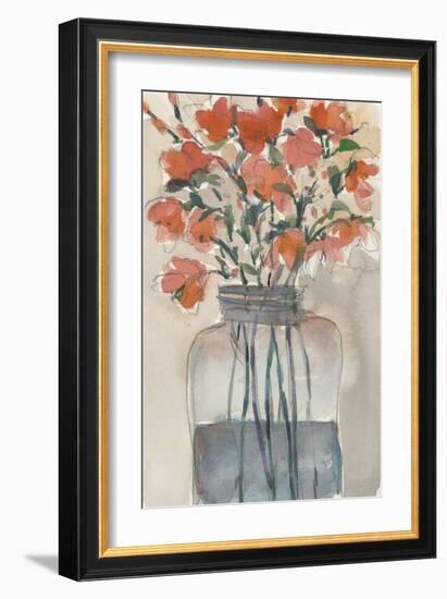 Flowers in a Jar I-Samuel Dixon-Framed Art Print