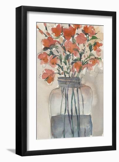 Flowers in a Jar I-Samuel Dixon-Framed Art Print