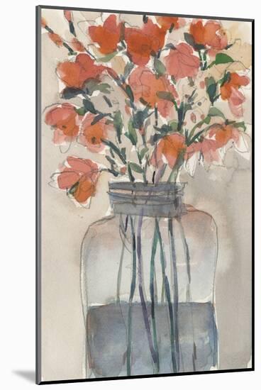 Flowers in a Jar I-Samuel Dixon-Mounted Art Print