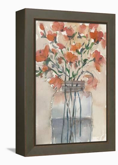 Flowers in a Jar II-Samuel Dixon-Framed Stretched Canvas