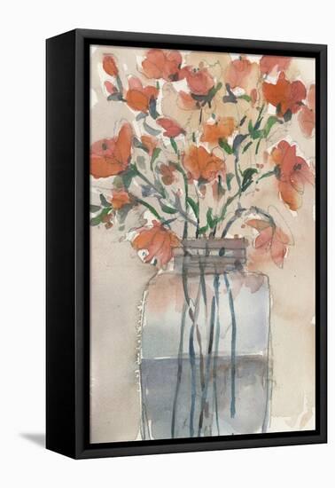 Flowers in a Jar II-Samuel Dixon-Framed Stretched Canvas