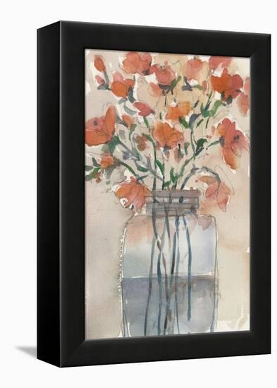 Flowers in a Jar II-Samuel Dixon-Framed Stretched Canvas