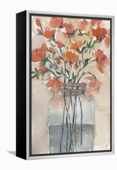 Flowers in a Jar II-Samuel Dixon-Framed Stretched Canvas