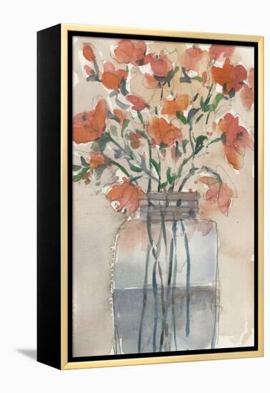 Flowers in a Jar II-Samuel Dixon-Framed Stretched Canvas