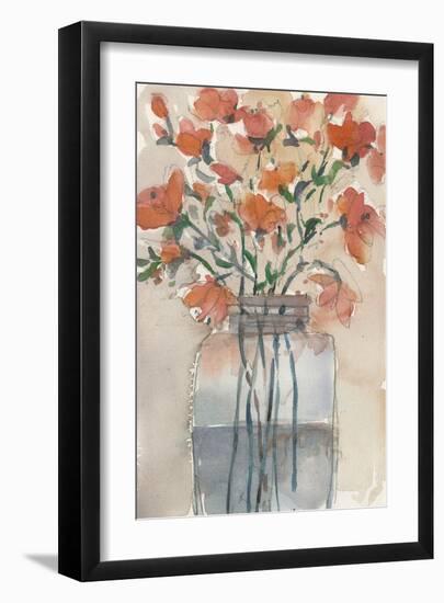 Flowers in a Jar II-Samuel Dixon-Framed Art Print