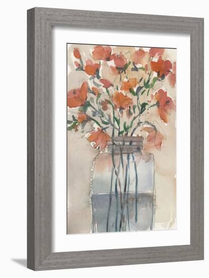 Flowers in a Jar II-Samuel Dixon-Framed Art Print