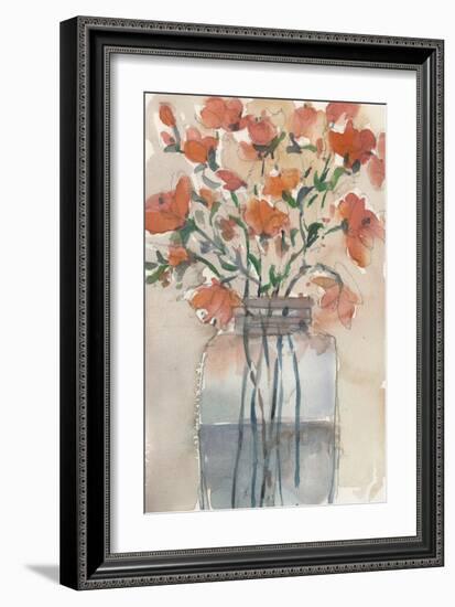 Flowers in a Jar II-Samuel Dixon-Framed Art Print