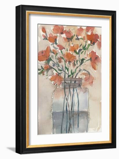 Flowers in a Jar II-Samuel Dixon-Framed Art Print