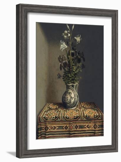 Flowers in a Jug, Ca 1485-Hans Memling-Framed Giclee Print