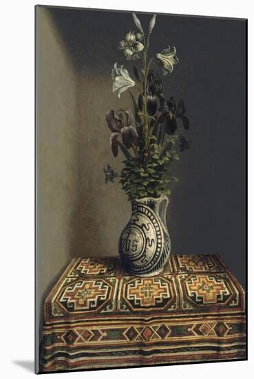Flowers in a Jug, Ca 1485-Hans Memling-Mounted Giclee Print