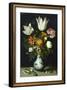 Flowers in a Porcelain Vase, C1600-Ambrosius Bosschaert-Framed Giclee Print