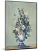 Flowers in a Rococo Vase, 1876-Paul Cezanne-Mounted Art Print